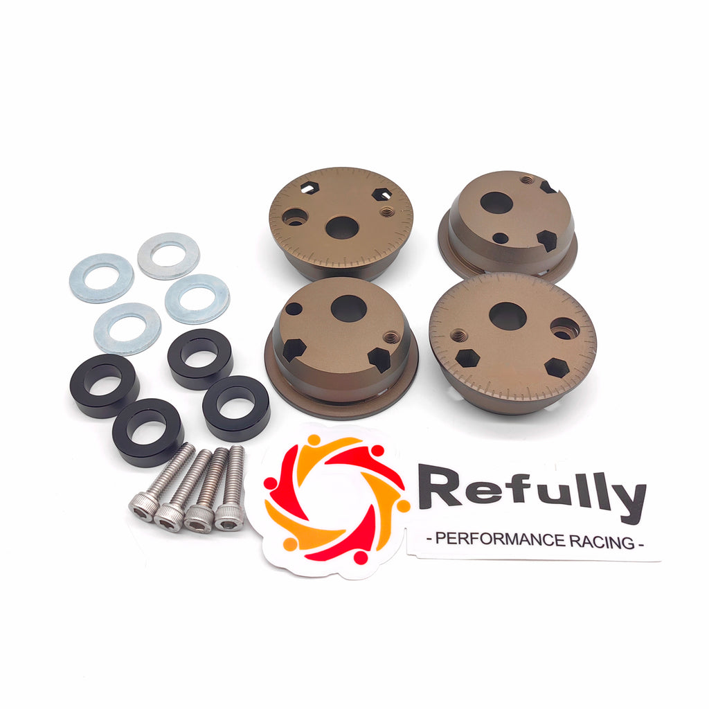 Adjustable Caster Bushing Kit For Porsche 996&997Free Shipping Worldw