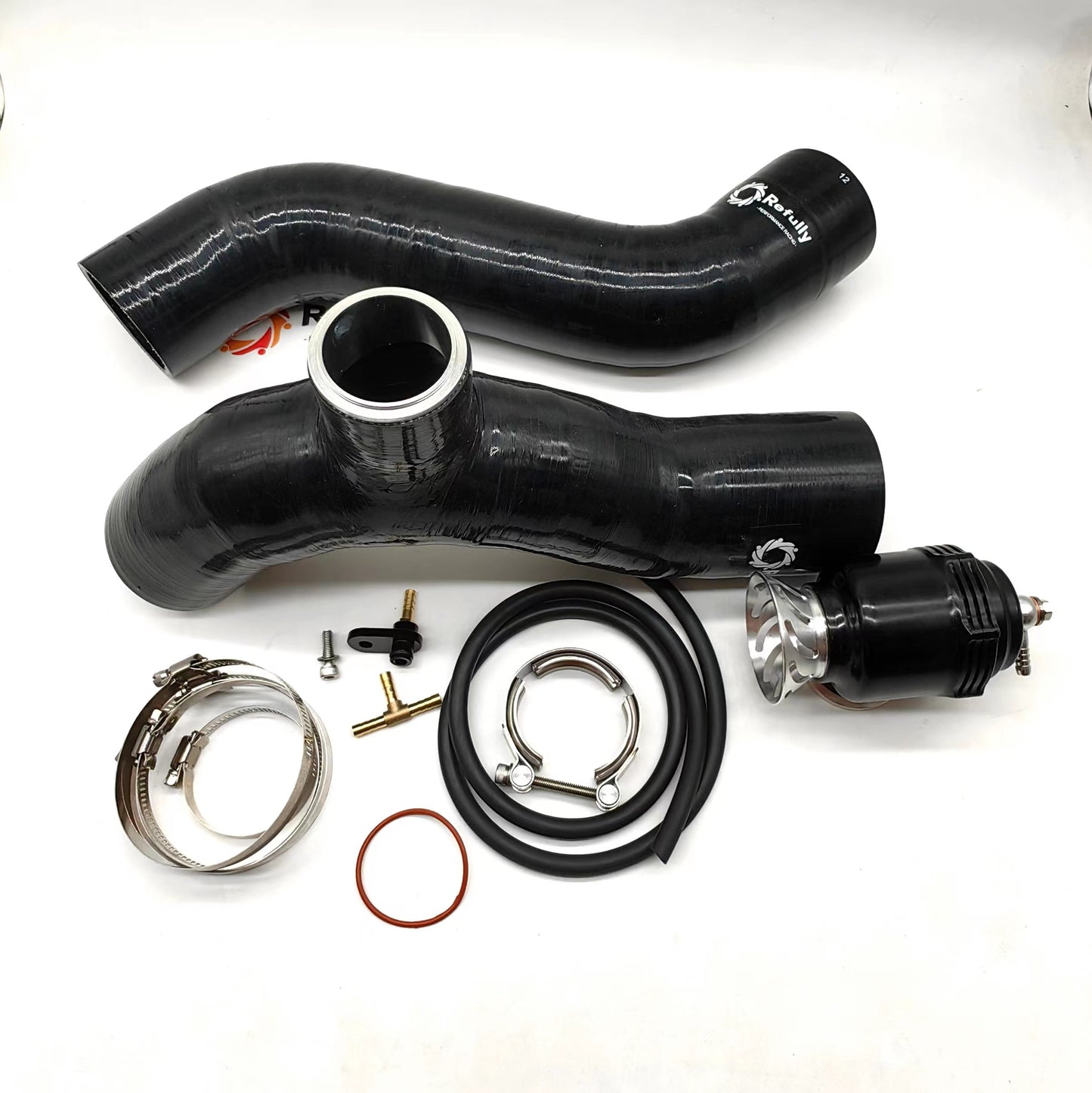 For Sea-doo 2024 RXP-X /RXT-X 325 Intercooler Tubing Upgrade Kit With QRJ Blow-Off Valve-Free shipping worldwide