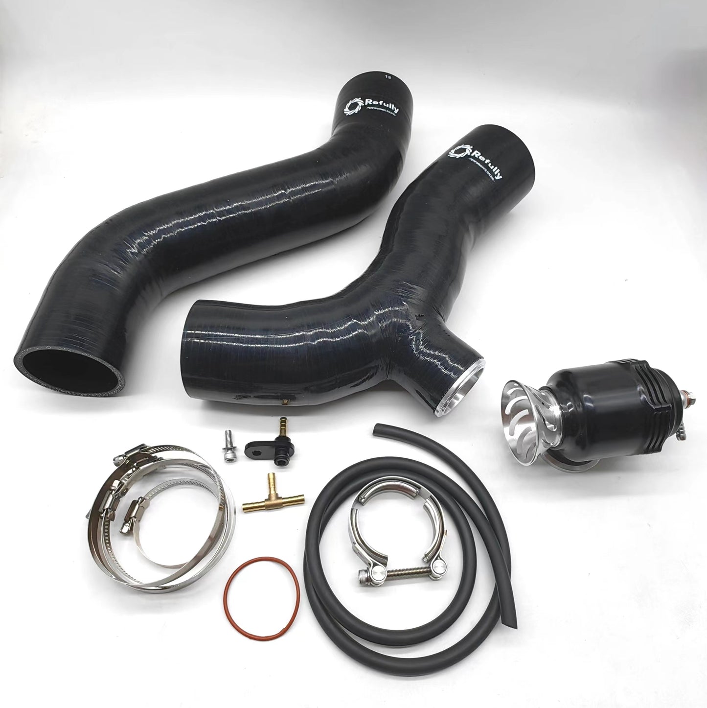For Sea-doo 2024 RXP-X /RXT-X 325 Intercooler Tubing Upgrade Kit With QRJ Blow-Off Valve-Free shipping worldwide