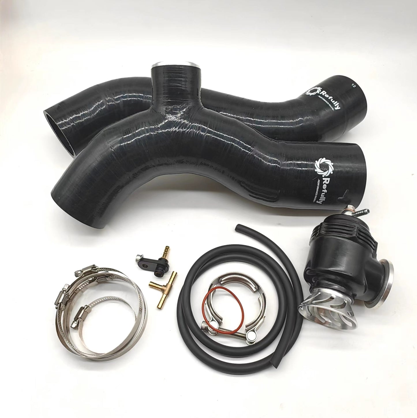 For Sea-doo 2024 RXP-X /RXT-X 325 Intercooler Tubing Upgrade Kit With QRJ Blow-Off Valve-Free shipping worldwide